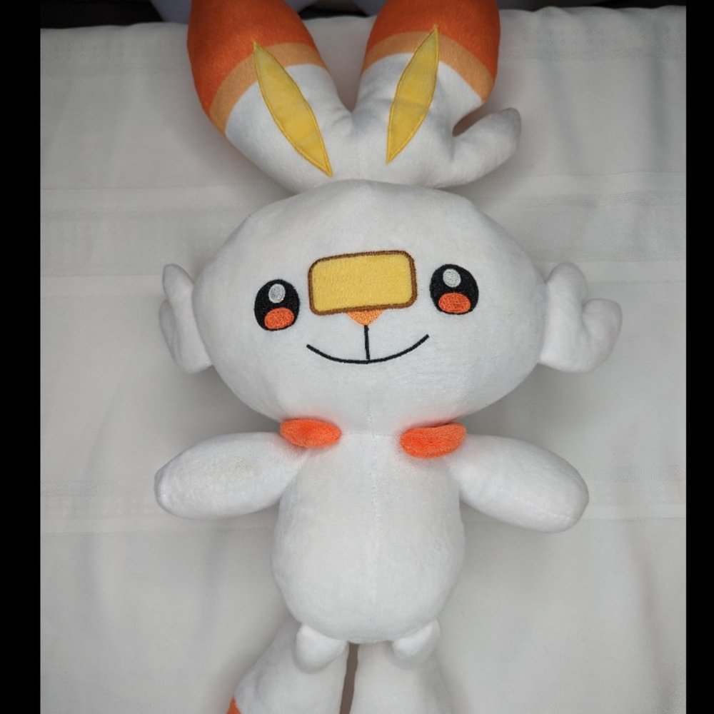 Build-A-bear BAB Pokemon Scorbunny Stuffed Plush (Star Wars Theme Sound) 26"
